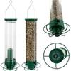 Hanging Wild Birds Feeder Portable Large Capacity Outdoor Bird Food Container for Garden Yard Tree Small Bird Feeding Supplies