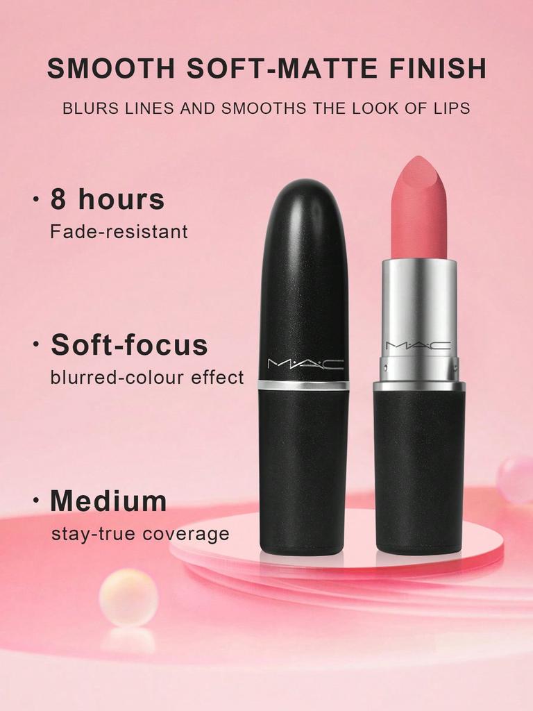 MAC Lustreglass Sheer Shine Lipstick - PDA (Bricky Red) 0.1 OZ./3g