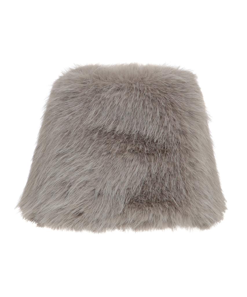 LALAFOX Furry Bucket Hat Gray Bq4Ah002
