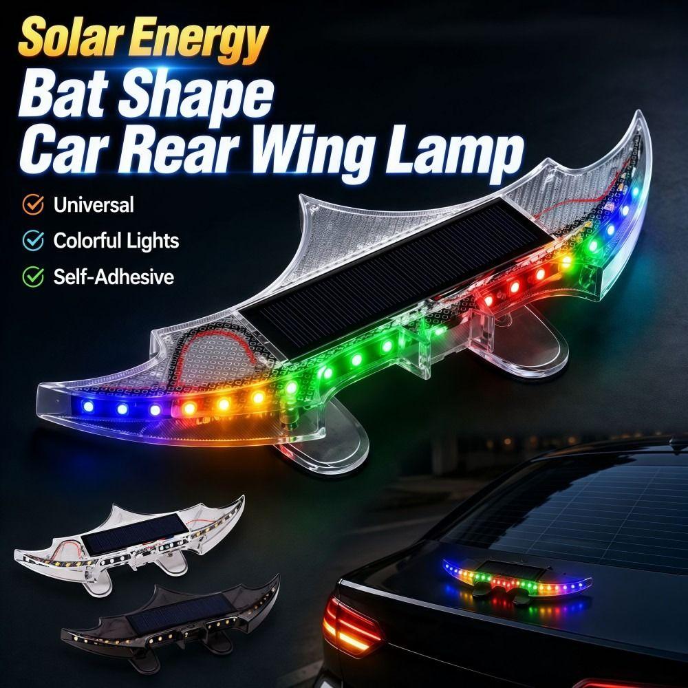 Universal Trunk Warning Light Solar Energy Car Ambient Lighting  Car Exterior Trim