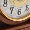 Walnut Westminster Mantel Clock - Barrel shape Arabic Dial