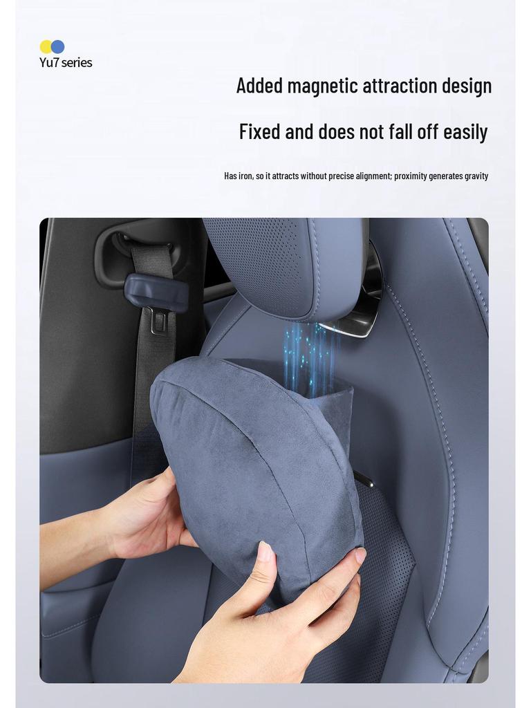 Zadeni Lumbar & Neck Support Pillow - Official Car Headrest Style