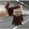 Warm Five-finger Gloves Knitted Cycling Gloves Unisex Touchscreen Gloves