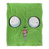 Invader Zim Silky Face Gir Supersoft Blanket