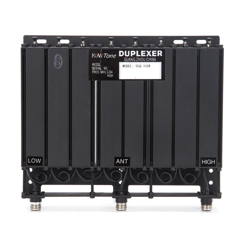 400-520MHz 100W UHF 8-Cavity Duplexer N-Type