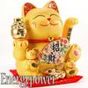 EnergyPower Golden Electric Large Premium Model with Cute Perfect for Grand Openings and Business Automatically Waves Lucky Improves Increases Good