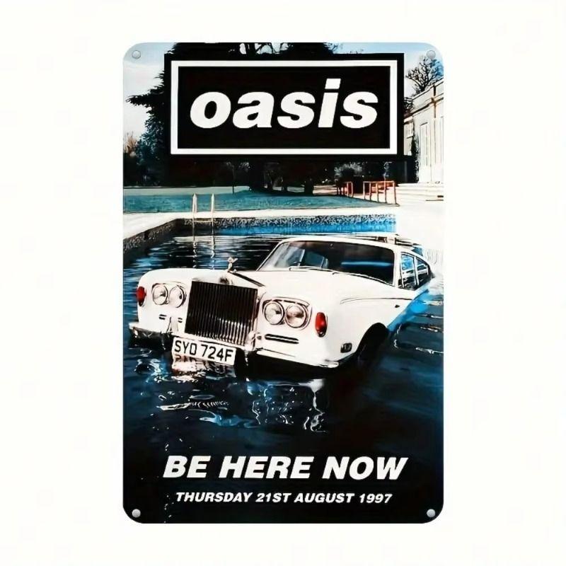 Klassisk vintage plåtmålning present till vänner rumsdekor