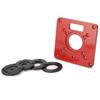 Multifunctional Router For Table Insert Plate-For Woodworking For Table Saws& Wood Plate Machines Includes 4 Cover Plates