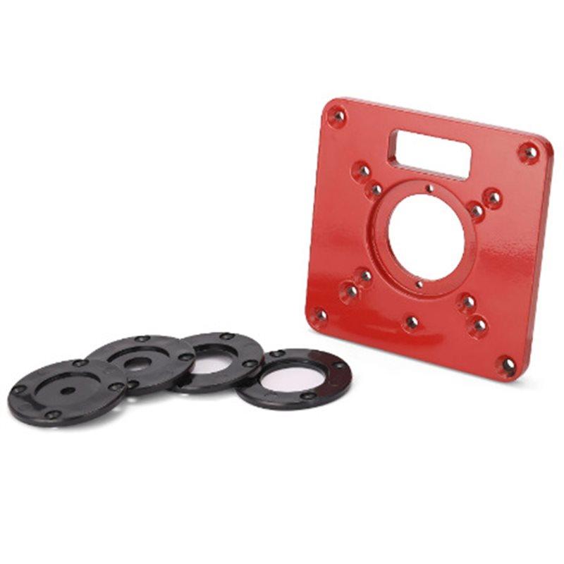 Multifunctional Router For Table Insert Plate-For Woodworking For Table Saws& Wood Plate Machines Includes 4 Cover Plates
