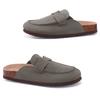 Fashion Kidmi Women's Slippers Indoor And Outdoor New Cork Sole Genuine Cow Suede Clogs Comfortable Beach Slippers Popular Potato Shoes