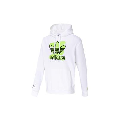 adidas Originals Big Logo Printing Hooded Casual Sports White Men's GR9958