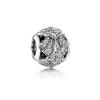 Funkelnder Runder Durchbrochener Zirkonoxid Anhänger Charm-Perlen Passend für Echte Charms Armband Schmuck Anhänger Authentische Kupfer-Charm-Perle Für Damen Schmuck