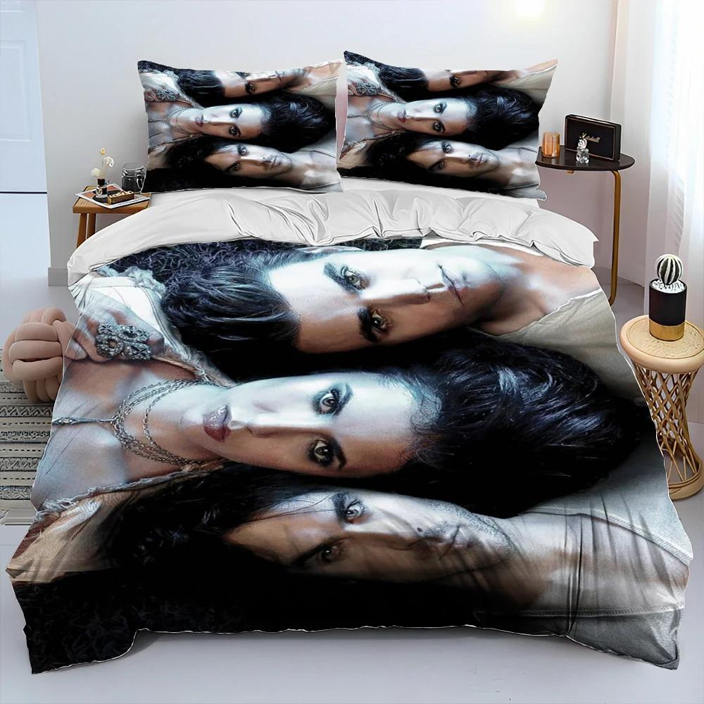 The Vampire Diaries Bettwäsche-Set 3D-Druck Bettbezug Bettwäsche-Set Steppdeckenbezug mit Kissenbezug King Queen Size Kindergeschenk