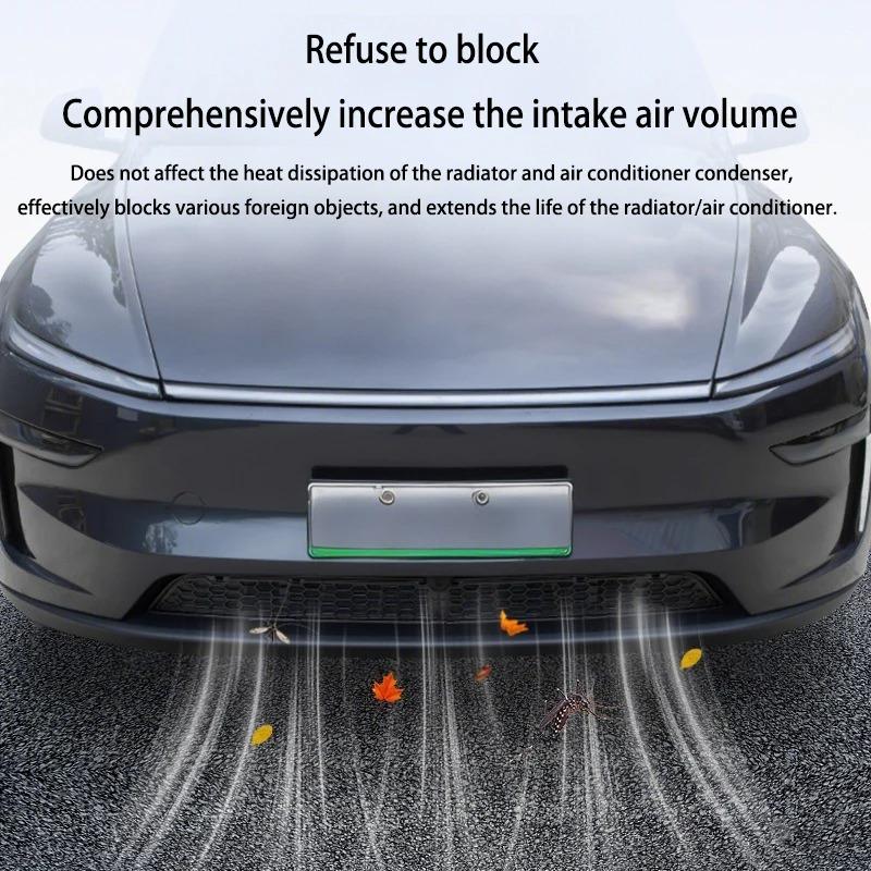 Anti-insect Net For Tesla Model Y/YL Juniper Front Bumper Grill Mesh Air Inlet Vent Cover Grille Guards Protector Accessories