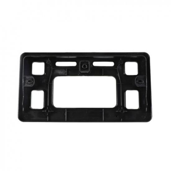 Black ABS Front License Plate Frame Mount Bracket Holder for Honda Pilot 2015-22