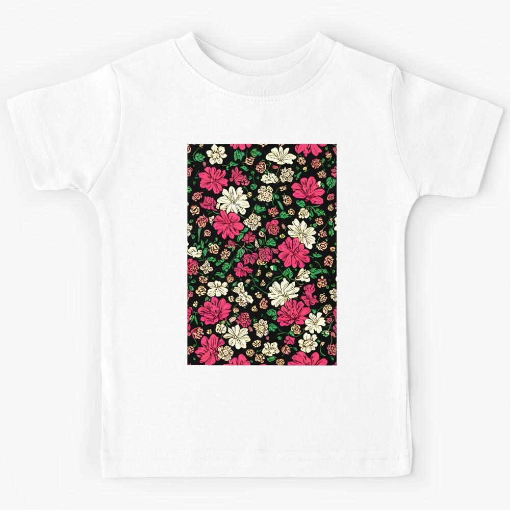 Rose flower pattern #9 Kids T-Shirt 130