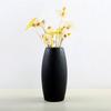Moderne Kreative Klassische Schwarze Keramikvase Retro Vase Behälter Einfache Europäische Handgefertigte Handwerkskunst Heimdekoration LBS