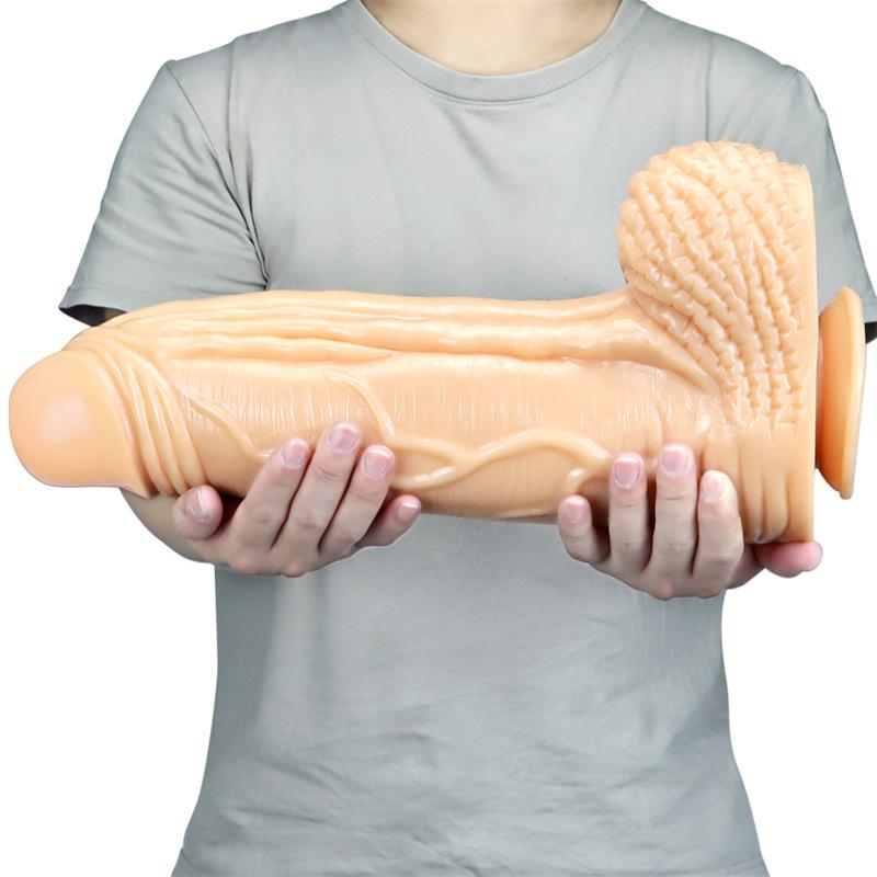 39*10 cm Kvinnelig Giant Anal Expansion Anus Expansion Giant Anal Plug Simulation Dildo