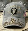 2026 US Marine Corps Veteran Casual Baseball Cap with Soldier Print