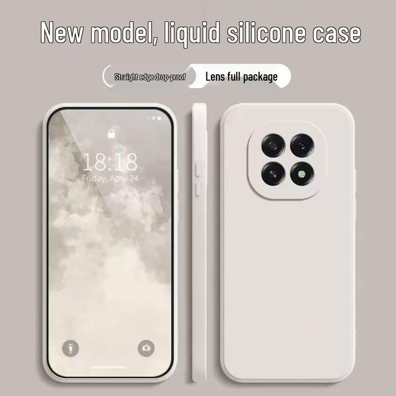 Compatible OPPO A5 5G Case: Solid Color Liquid Silicone, Full Coverage, Drop Protection, Soft Straight Edge Design