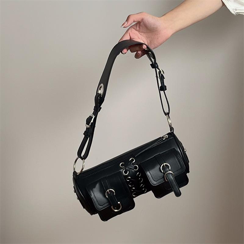 Women Bag  New Fashion Dark Style Girls Shoulder Bag Handbag Luxury Women Bag Euro-America Style