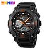 SKMEI Mens Watches Top Brand Luxury Military Waterproof LED Digital Analog Quartz Watch Men Sports Watches