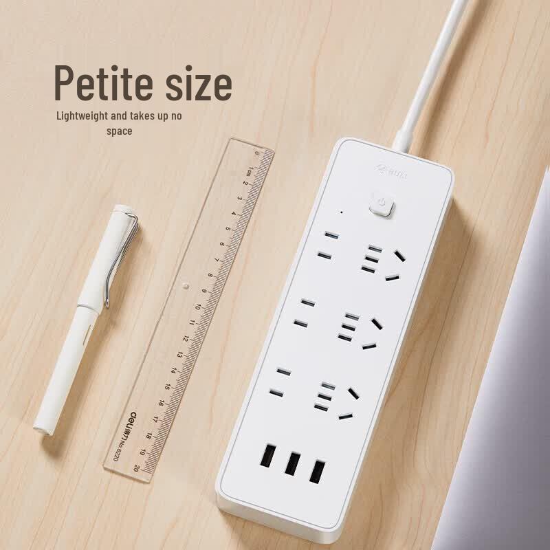 BULL 6-Outlet 3-USB Power Strip