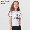 PawinPaw Girls' Cartoon Bear Striped Sleeveless Top