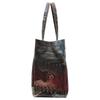 Acne Studios Optical Illusion Print Embossed Logo Cotton Tote Bag Women Tote Bags C10244-AIL
