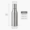 Stainless Steel Oil Dispenser Bottle with Easy Pour Spout Leak Proof Olive Oil Decanter for Kitchen Cooking Salad Dressing