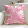 Tie Dye Pattern Cushion Cover Soft & Easy-Wash Pillow Case – Versatile For Couch, Bed, Travel And Office