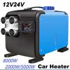 Car Heater Car Diesel Air Parking Heater 12/24V 2-8KW Diesel Heater with LCD Low Noise Truck Boat Bus RV Trailer Parking Heater
