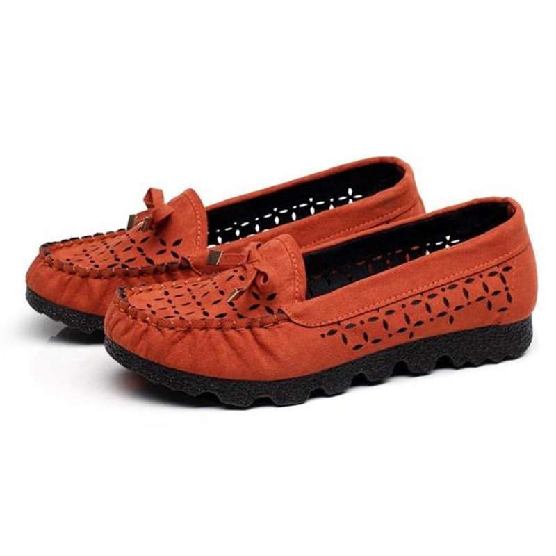 Old North Cloth Shoes Women's Summer Hollow Black Work Shoes Pregnant Women's Shoes Middle-aged and Elderly Mom Mesh Shoes the elderly Shoes Flat