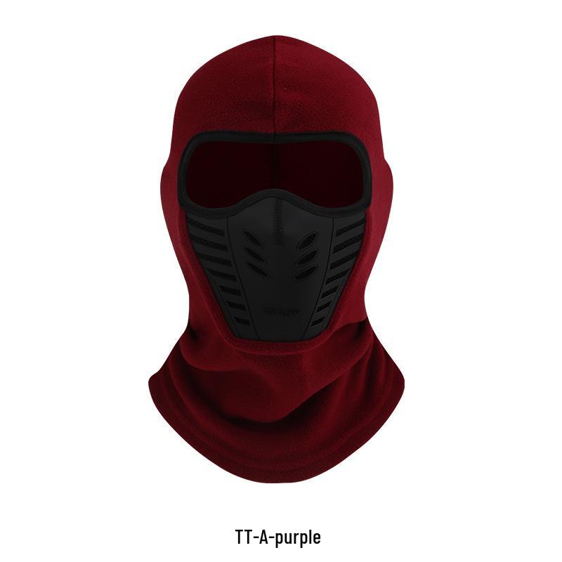 Thick Fleece Winter Balaclava: Dustproof Warm Ski & Motorcycle Mask