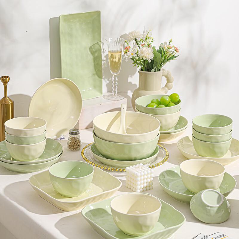 Cream Style Ceramic Dinnerware Set