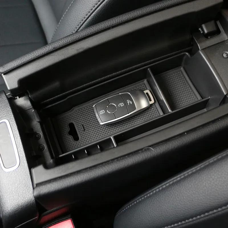 Auto Middenconsole Opbergdoos Voor Mercedes Benz GLB GLA CLA A B Klasse AMG Accessoires Organizer Multifunctioneel Auto Interieur