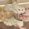New cloud heel EVA hole shoes platform cm summer wear fashionable and comfortable hole shoes women's