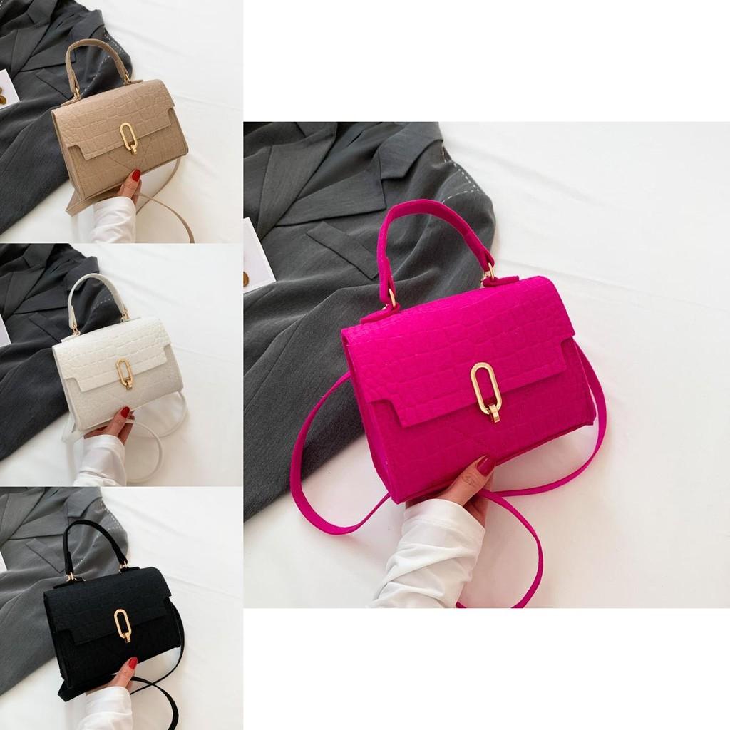 Chic Trendy Crossbody Bag Retro Simple Small Square Design Perfect For Everyday Use