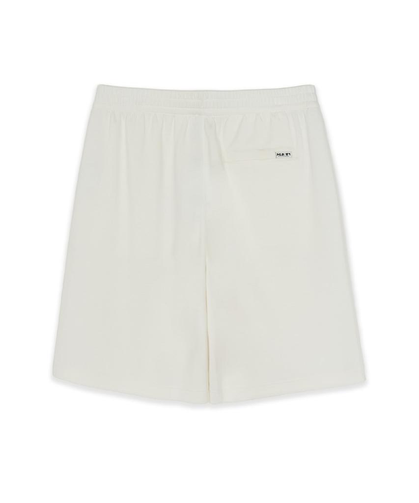 Emelbi Basic Small Logo Cooling Double-Sided Piping Half-Length Shorts Ny (Ivory)