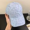 Sunscreen Leopard Print Hat Peaked Cotton Baseball Cap Versatile Leopard Print Baseball Cap  Girl