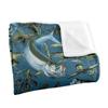 JQ Licensing Jl-Jp-Jq Silky Tiki Flower Fishing Supersoft Blanket