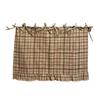 Oven Skirt Handmade Farmhouse Oven Cover with Ruffle Trim under Stove Easy Installation Oven Hideaway Curtain Kitchen Decor