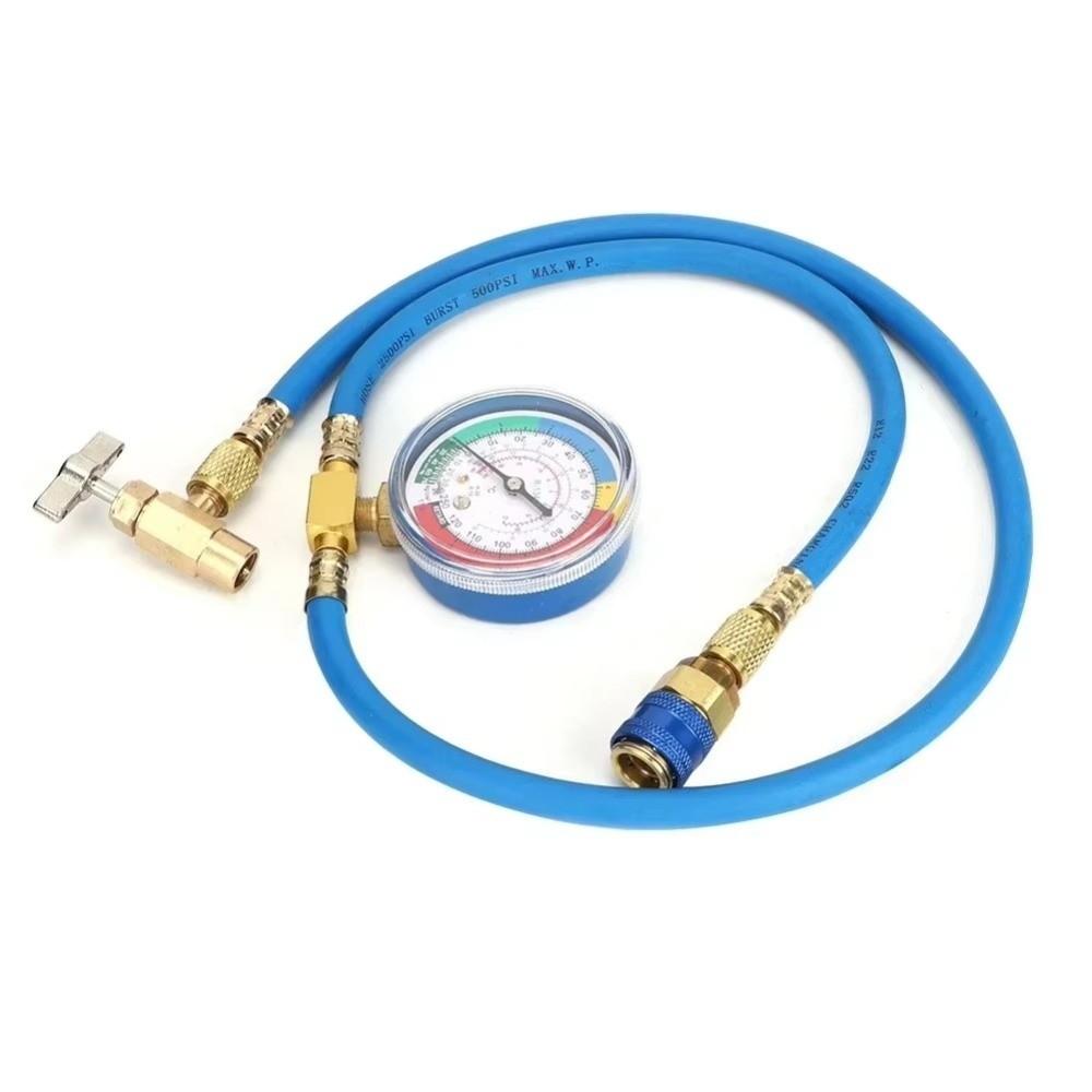 AC Maintenance AC Recharge Hose Quick Connector Pressure Gauge Hose