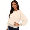 Women's Velvet Pullover Sweatshirt Casual Loose,Fit Color Long,Sleeve Top