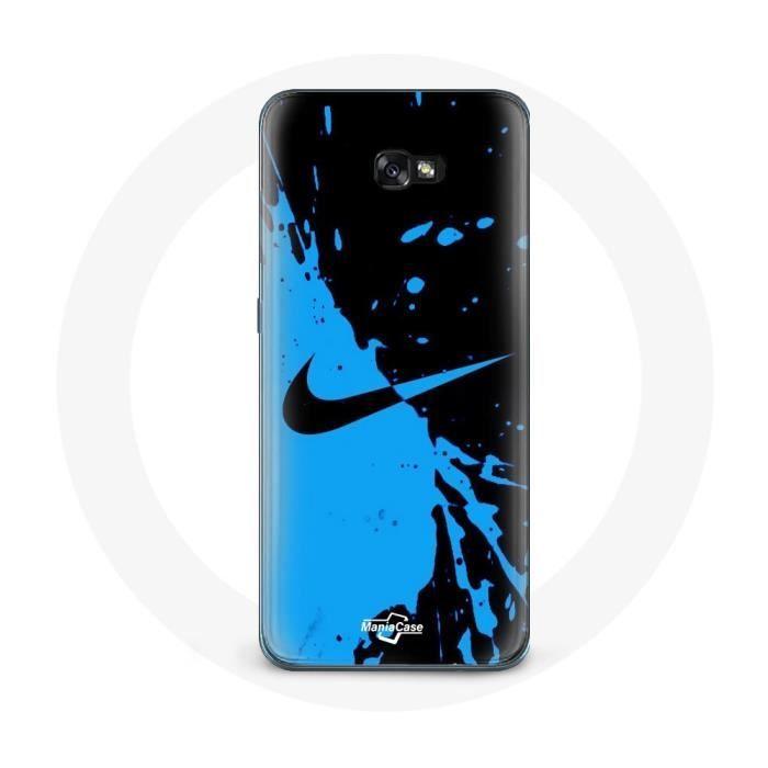 Coque pour samsung galaxy A5 2017 Nike Logo Bleu et Noir