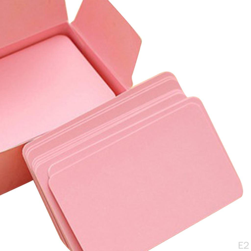 Paper Blank Index Flash Card DIY Greeting Quick