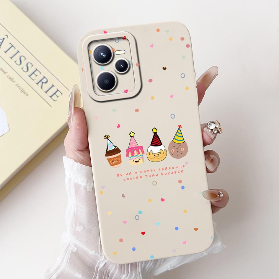 For Realme C35 Case Realme Narzo 50A Prime Phone Cover Cute Cartoon Camera Protection Soft Funda For Realme Narzo 50A C 35 Coque