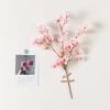 8pcs Artificial Cherry Blossom Branches - Leafless, Perfect for Home Decor & Wedding Floral Arrangements