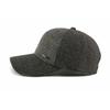 Men's Plaid Wool Blend Baseball Cap - Casual Retro Style Adjustable Hat (5 Color Options)