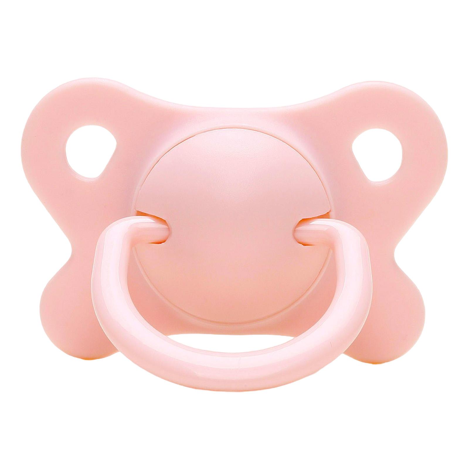 

Соска-пустышка для новорожденных из пищевого силикона с ручкой для младенцев, пустышка-пустышка в форме бабочки, пустышки розовый